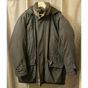 RBM Outdoor Collection Down Filled Hooded Men's Green Size Large L Warm  Coat